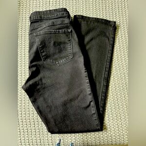 Old Navy kicker mid rise black bootcut jeans size 14 Long